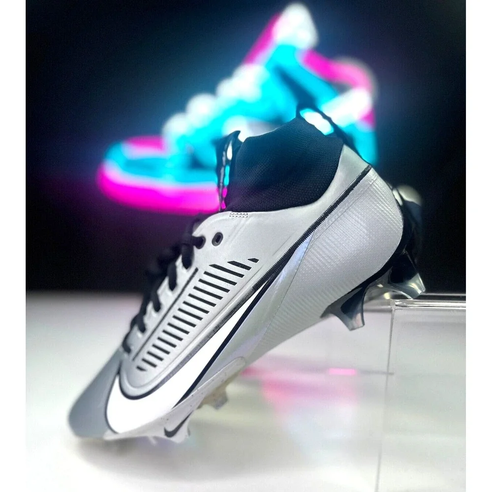 Men's Nike Vapor Edge Pro 360 2 Light Smoke Grey Black Cleats DA5456-002 Sz 15